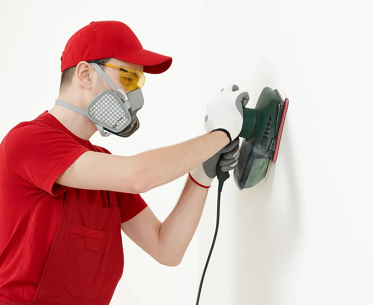 Innenputz wird auch in  Waldbröl geschliffen